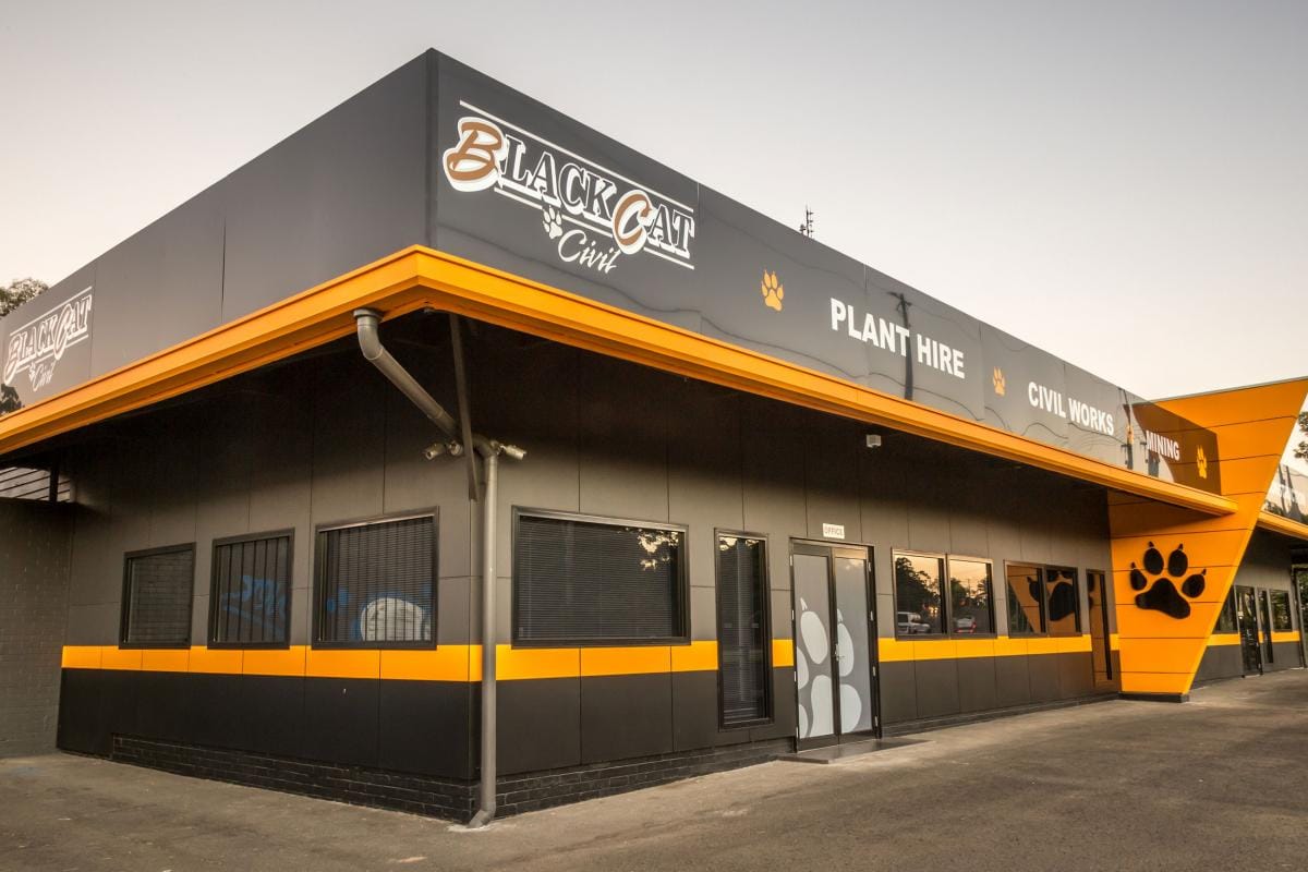 Black Cat Civil Head Office Design on the Sunshine Coast
