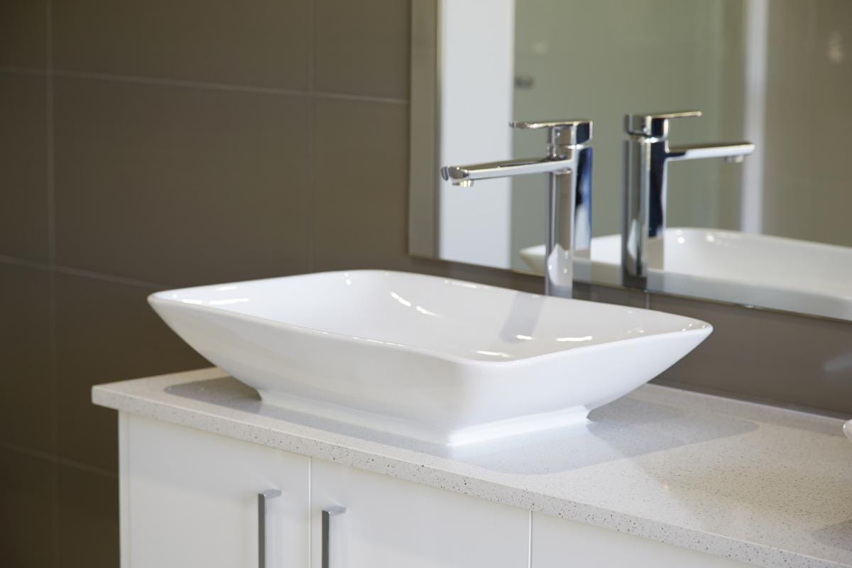 Tomkins Construction sink installed