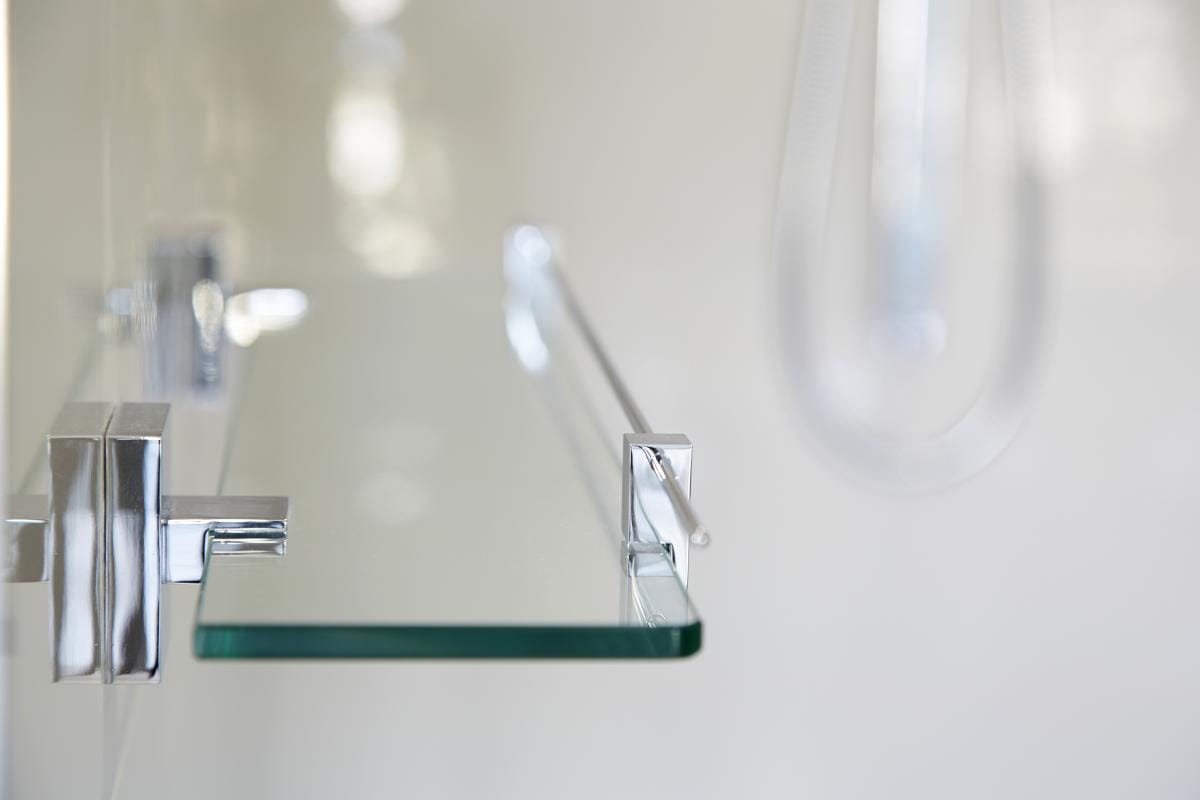 Benowa shower Glass shelf installation