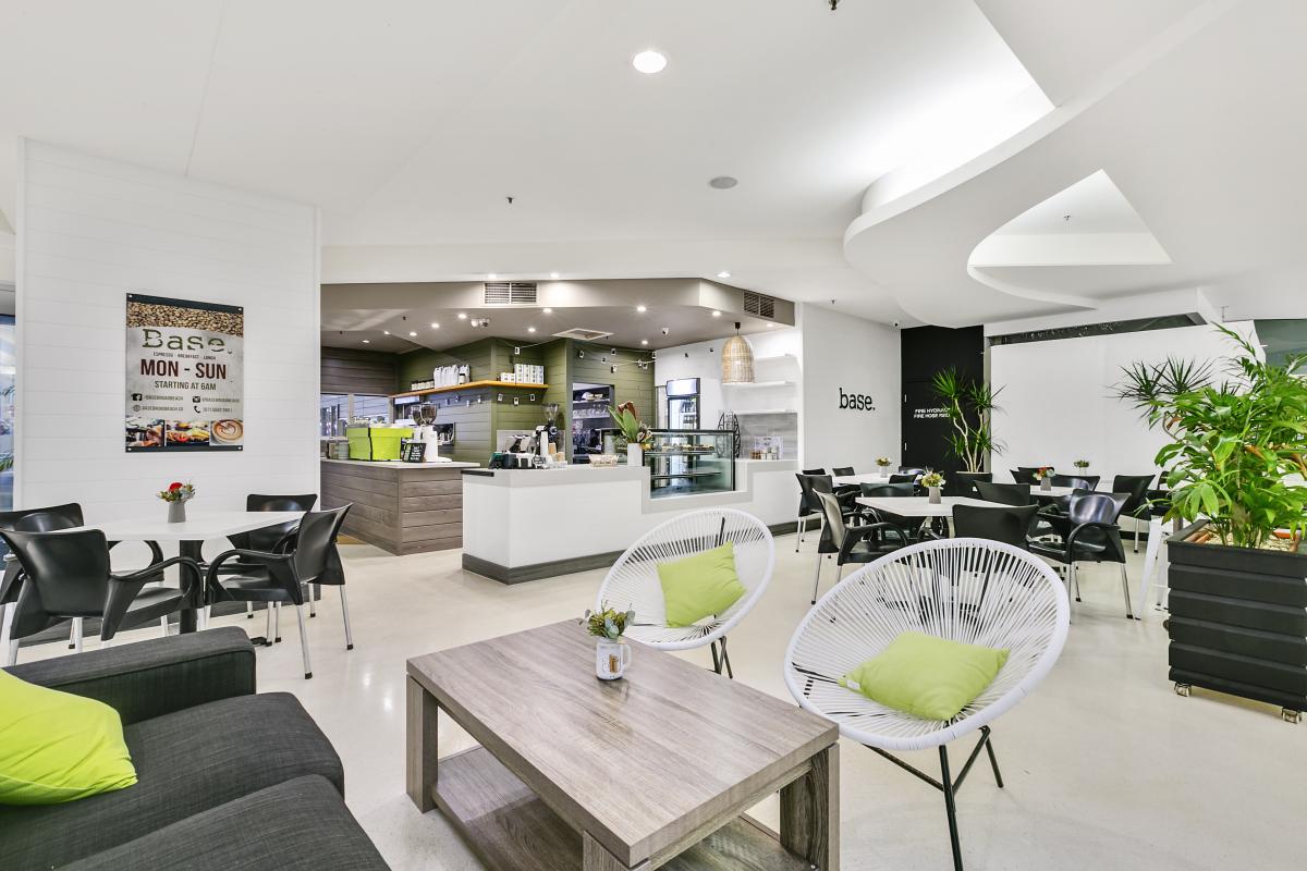 Open Guest Area for Eating Food