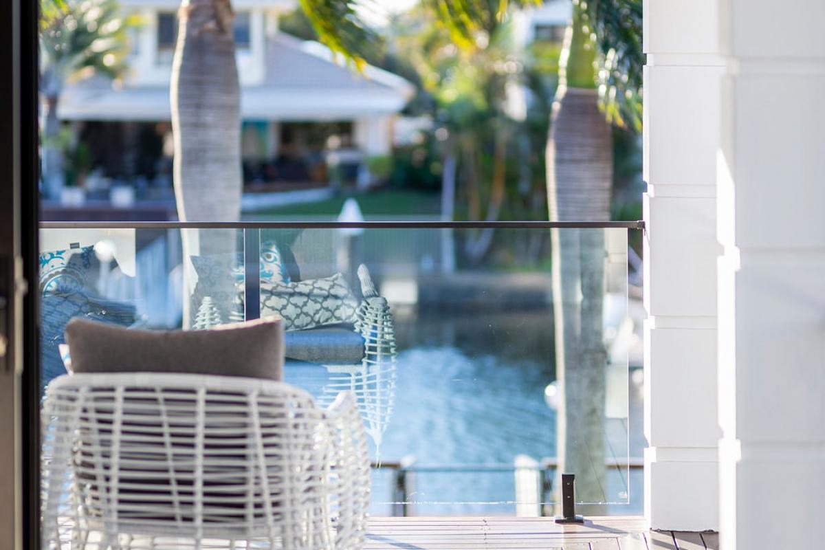 Exterior With Glass Balustrading Design